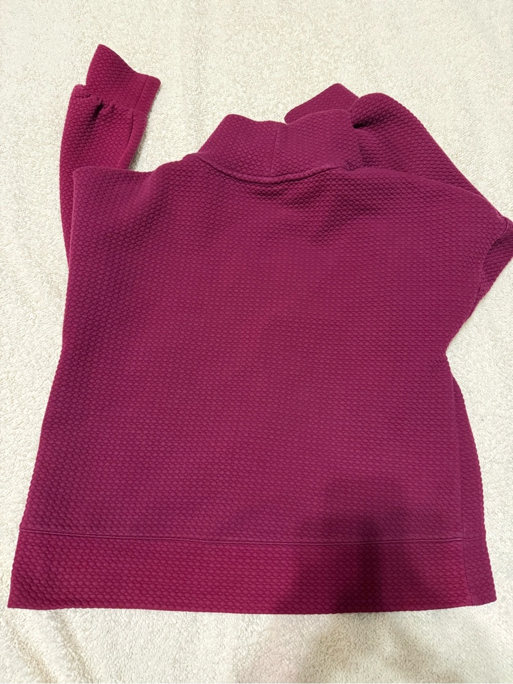 CALIA by Carrie Underwood Mock-Neck Puffer Jacket - Plum - Picture 2 of 3